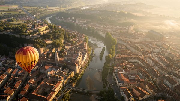 Survolez les merveilles du puy-en-velay en montgolfière